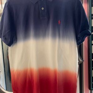 Polo Ralph Lauren polo shirt. Red, white and blue